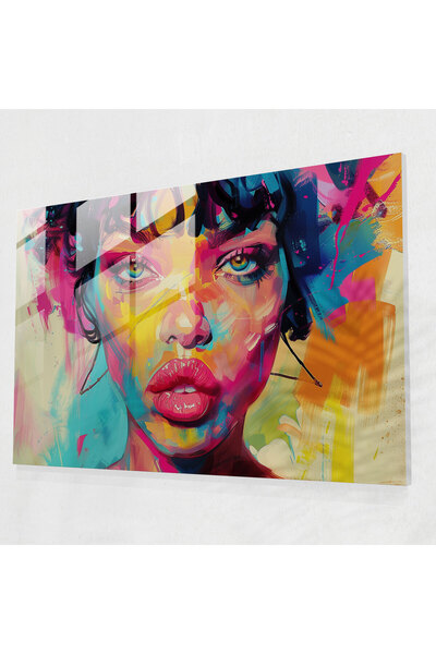 Popcas Fauvism Art Style Glass Wall Art - Fauvism, Modern Art, Home Decor, Gl...