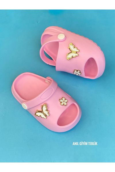 ÇOCUKÇA MODA stylish stylish Children's slippers sandals with stones - Non-slip sole (please Accommodate the Foot)