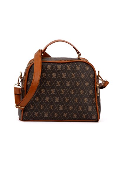 Linatigers Women's Patterned Cross Strap Hand and Shoulder Bag