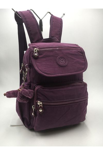 571 Collections Çanta Ultra Light and Waterproof Backpack - Multi Pocket (Teenager, Sports, Notebook) Purple