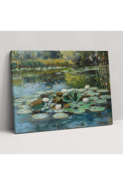 Popcas Nilüferler Claude Monet Kanvas Tablo, Claude Monet, Kanvas Tablo