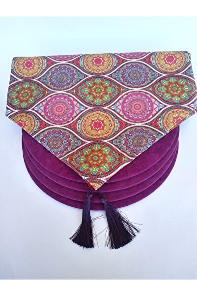 Ayşemce Αμερικάνικο σετ σερβιρίσματος (εθνικό σχέδιο Damla Pattern Runner 4 σ...