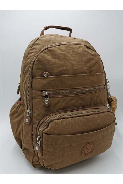 571 Collections Çanta Unisex Ultra Light Multi-Pocket Αδιάβροχο σακίδιο πλάτης καφέ