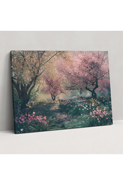 Popcas Kiraz Ağaçları Claude Monet Tarzı Duvar Dekorasyonu, Claude Monet, Ev ...