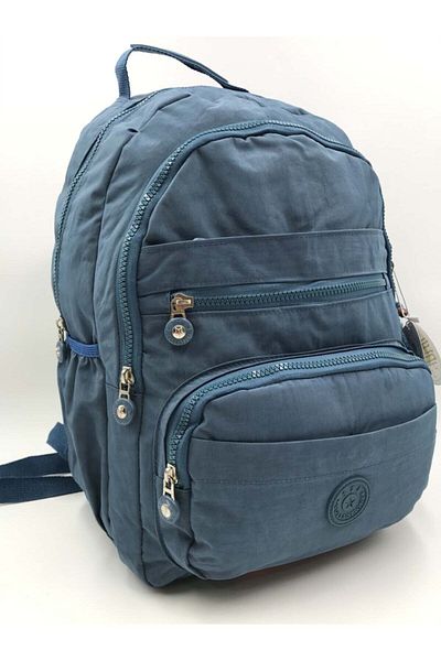 571 Collections Çanta Rucsac unisex, albastru, ultra-ușor, rezistent la apă, cu buzunare multiple