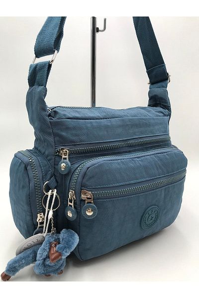 571 Collections Çanta Geantă de umăr pentru femei Blue Cross Strap