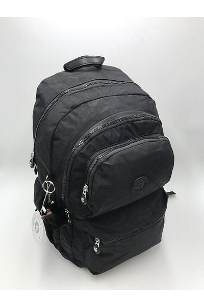 571 Collections Çanta Εξαιρετικά ελαφρύ και μαύρο Unisex αδιάβροχο σακίδιο πλάτης με τσέπη - μεγάλος όγκος