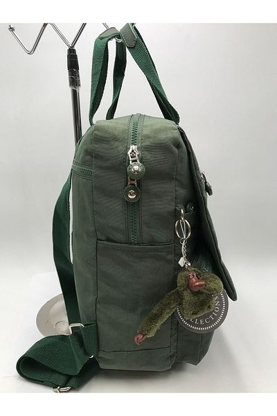 571 Collections Çanta Green Unisex Ultra Light Waterproof Two Function Backpack and Handbag - Laptop Notebook Office
