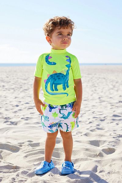 Next Baby Baby Sunsafe Top and Shorts Set Uva 50 Protected Baby Boy & Kids Swimsuit