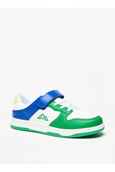 Oaklan by Shoexpress Panelled Sports Shoes with Hook and Loop Closure