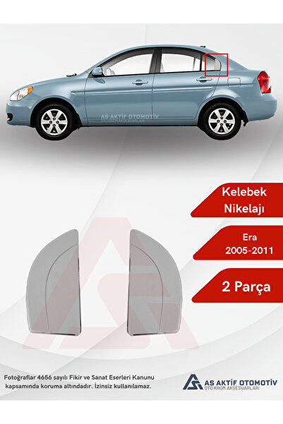 as aktif otomotiv oto krom aksesuarları Hyundai Era SD Kelebek Cam Yeri 2 Par...