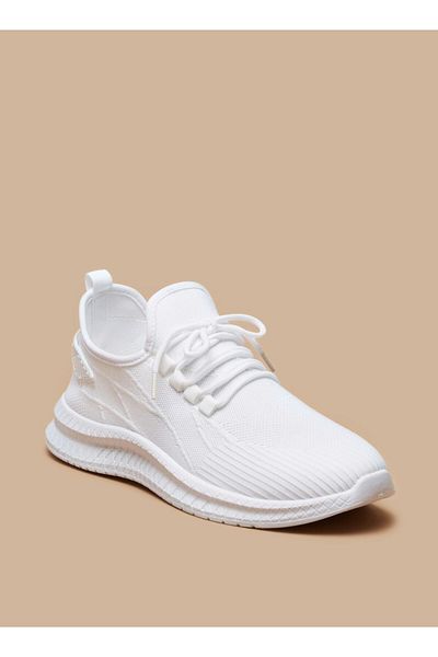 Oaklan by Shoexpress Textured Trainer Shoes with Lace-Up Closure