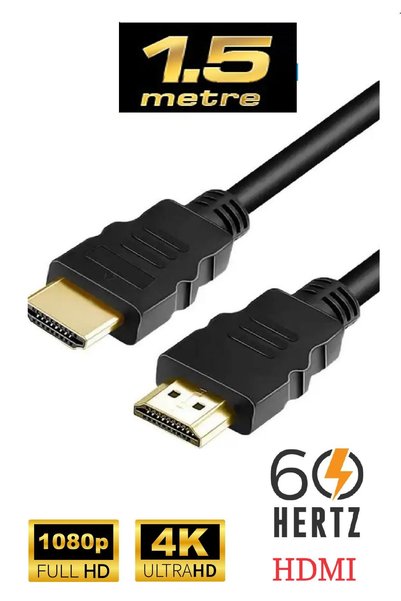 ANKTEK 1,5 Metre 1.4V HDMİ Kablo 3D 4K Full HD TV Kamera Bilgisayar Hızlı/Kaliteli Görüntü ve Ses Aktarımı