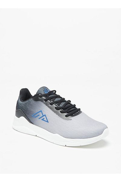 Oaklan by Shoexpress Textured Lace-Up Trainer Shoes