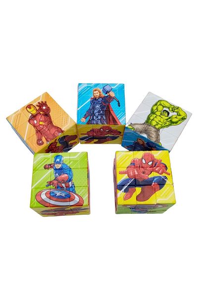 Dünyadan Hediyeler Super Hero Magic Cube Puzzle Magic Cube - 5.5 X 5.5cm No.4