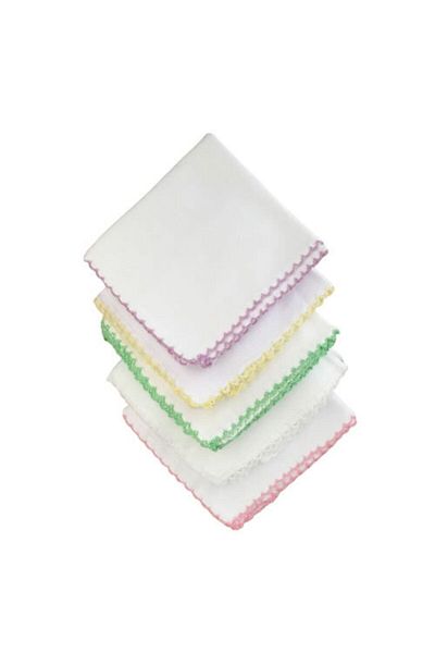 Ekebaby Newborn Baby Girl Pack of 10 Luxury Cotton Combed Mouth Wipes
