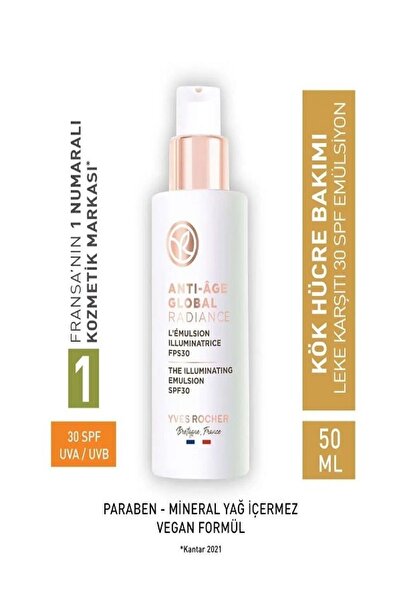 Yves Rocher Leke Karşıtı Emülsiyon Krem Yenileyici Yaşlanma Karşıtı Bitkisel ...