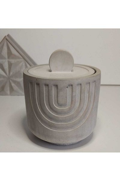 KARRA Spice Bowl Concrete Sugar Bowl