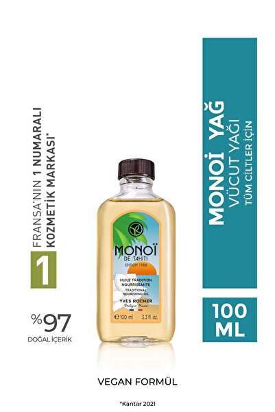 Yves Rocher Monoi Saç ve Vücut Yağı-100 ml- 81225