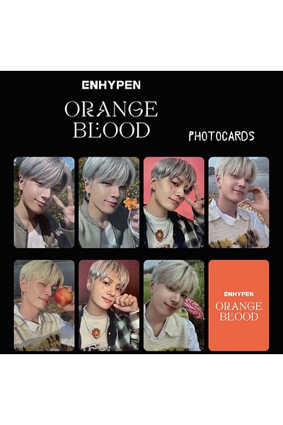 Kpop Dünyasi ENHYPEN JAY - "Orange Shoulder" Photocards Set