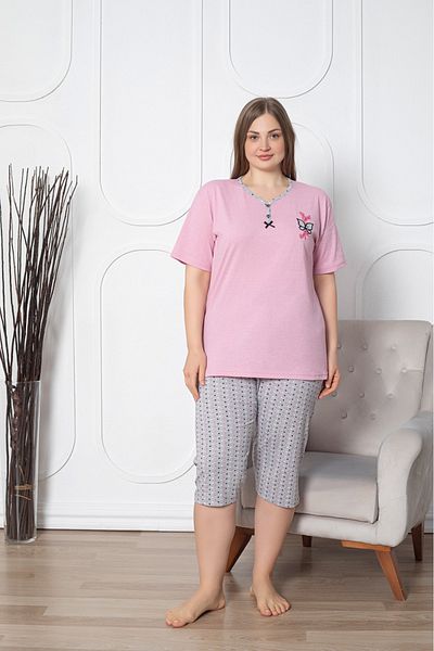 Asel Σετ Capri και πιτζάμες Plus Size