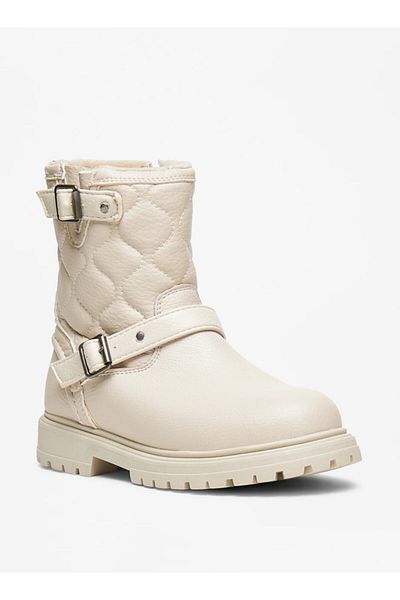 Flora Bella by Shoexpress Quilted Boots with Zip Closure