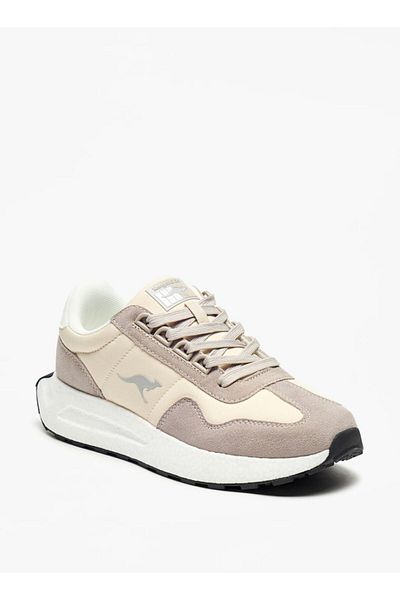 Kangaroos Women's Logo Detail Walking Shoes with Lace-Up Closure