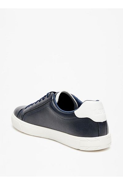 LBL by Shoexpress Solid Low Ankle Sneakers with Lace-Up Closure