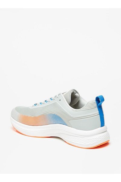 Kappa Men's Textured Lace-Up Lightweight Trainer Shoes