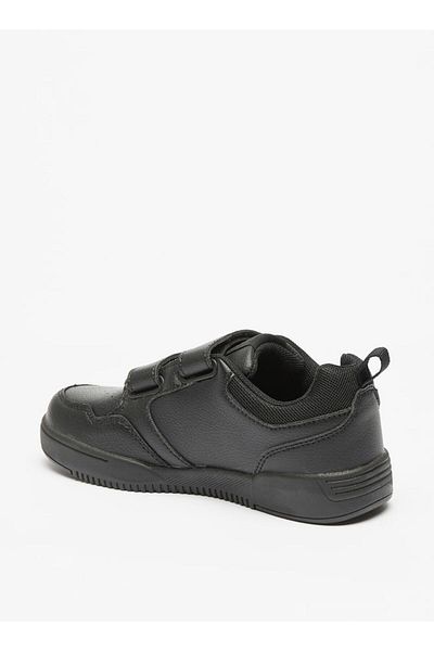 Kappa Textured Sneakers with Hook and Loop Closure