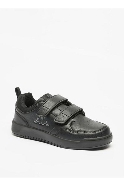 Kappa Textured Sneakers with Hook and Loop Closure