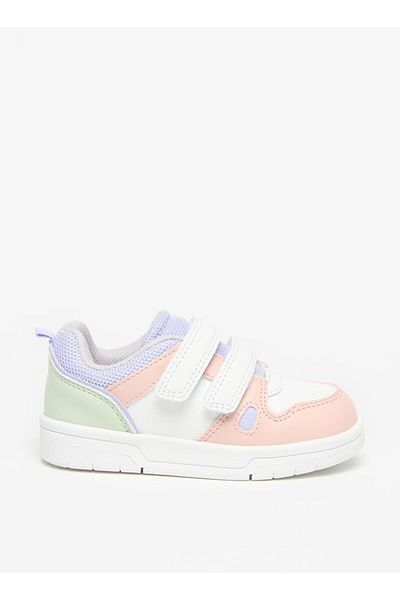 Flora Bella by Shoexpress Colourblock Sneakers with Hook and Loop Closure