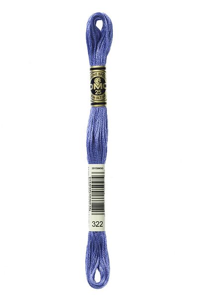 Dmc 2 Muline Yarns in 322 Count
