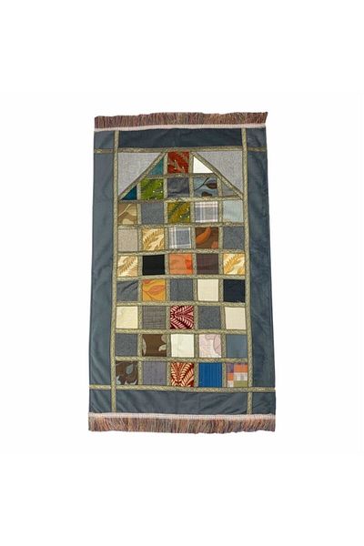 Keven Home Handmade 40 Patchwork Fabric Prayer Rug 70x110cm