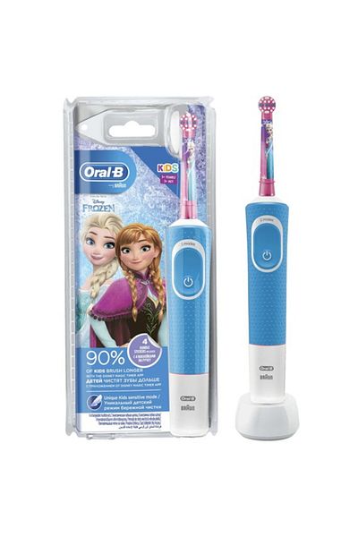Oral-B Oral B D100 Vitality Kids 3+Years Extra-soft bristles, Disney Magic Timer app, 2min - D100.413.2K F