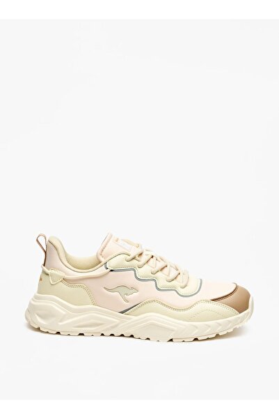 Kangaroos Women's Colourblock Sports Shoes with Lace-Up Closure