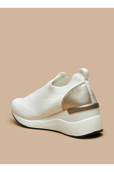 Celeste Women's Textured Slip-On Shoes with Wedge Heel