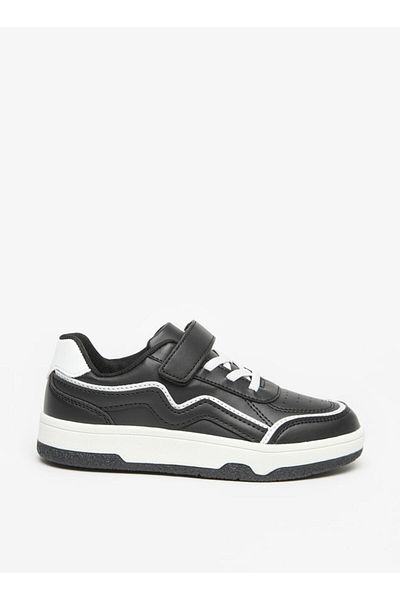 LBL by Shoexpress Colourblock Sneakers with Hook and Loop Closure