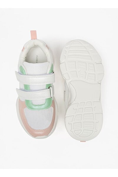 Flora Bella by Shoexpress Panelled Sneakers with Hook and Loop Closure