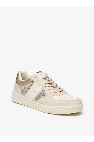 Celeste Women's Textured Lace-Up Low Ankle Sneakers