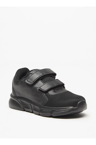 Kangaroos Boys' Textured Sports Shoes with Hook and Loop Closure
