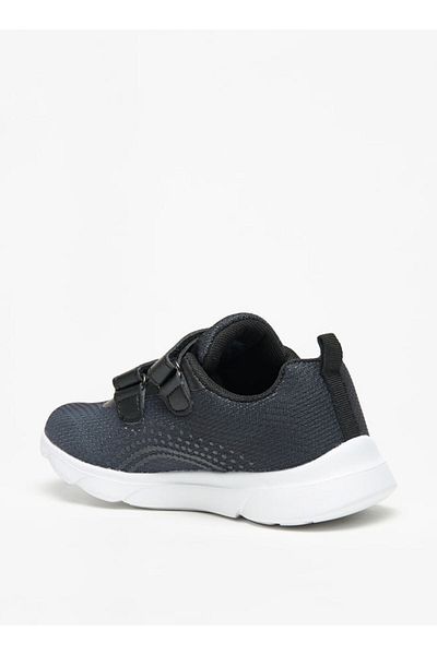 Dash Textured Sports Shoes with Hook and Loop Closure