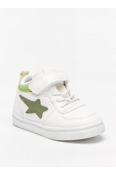 LBL by Shoexpress Applique Detail Sneakers with Hook and Loop Closure