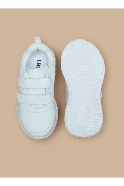 LBL by Shoexpress Solid School Shoes with Hook and Loop Closure