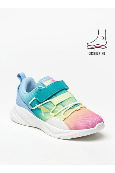 Kangaroos Girls' Ombre Textured Sneakers with Cushioning