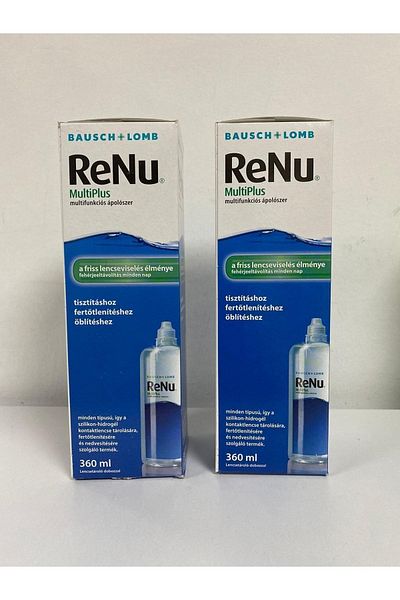 Renu Bausch Lomb Multiplus - 360 ml 2 Multi-Purpose Lens Solutions