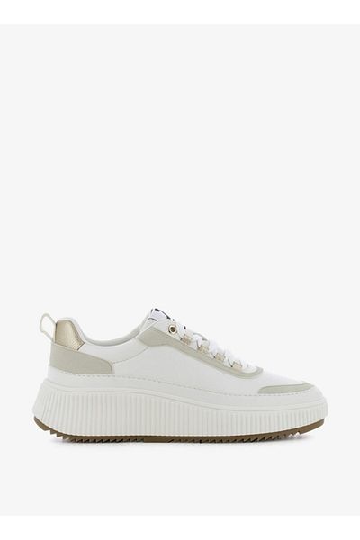 SJ Women's Panelled Lace-Up Sneakers