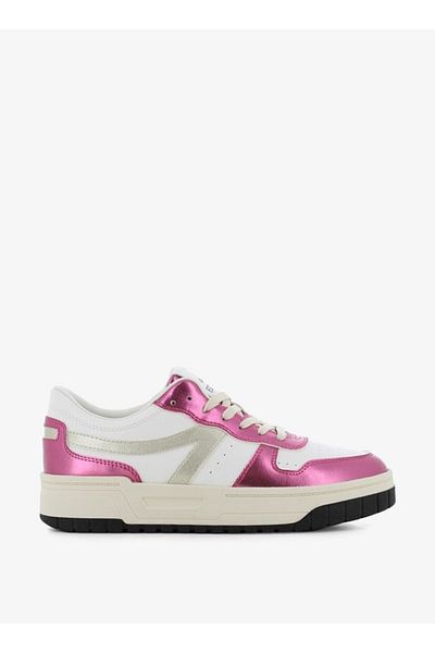 SJ Women's Panelled Lace-Up Sports Shoes