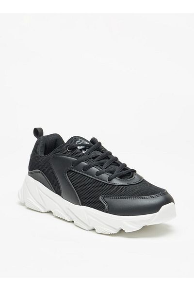 Oaklan by Shoexpress Textured Sneakers with Lace-Up Closure
