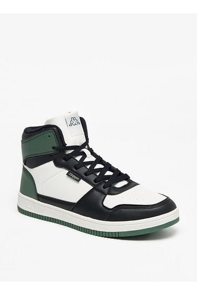 Kappa Men's Panelled High Top Lace-Up Sneakers